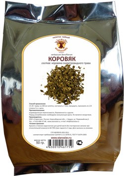 Коровяк скипетровидный (трава, 50 гр.) Старослав