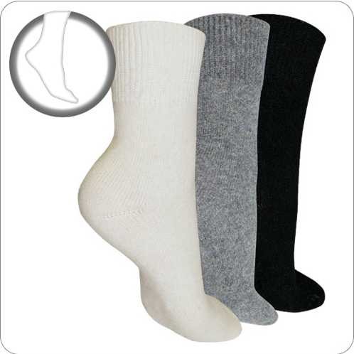 Носки согревающие ангора 31-34 белый (1пара)