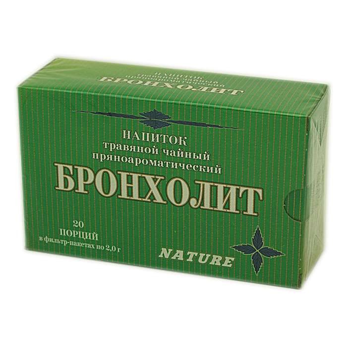 Напиток травяной чайный пряноароматический Бронхолит (20ф/п)